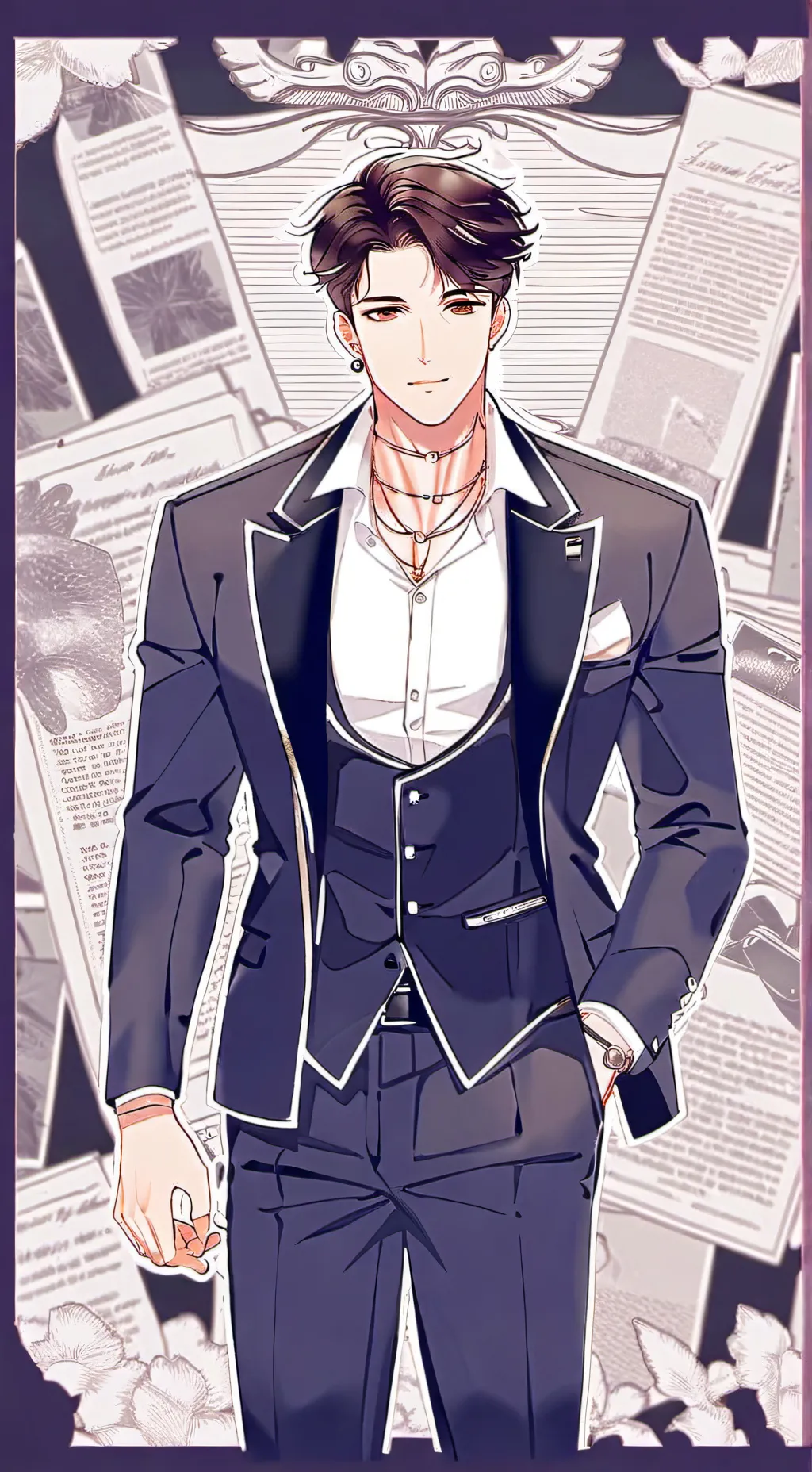 ai character: ♧Felix♧ background