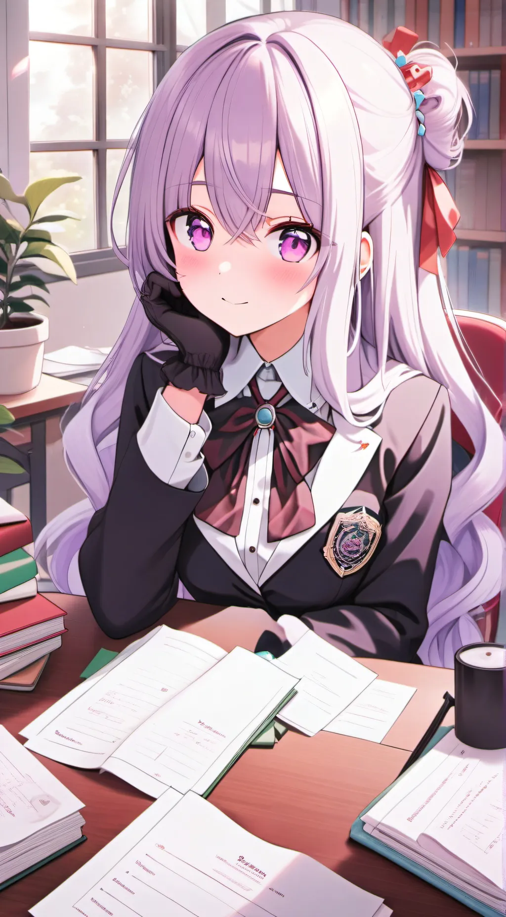 ai character: Himari background