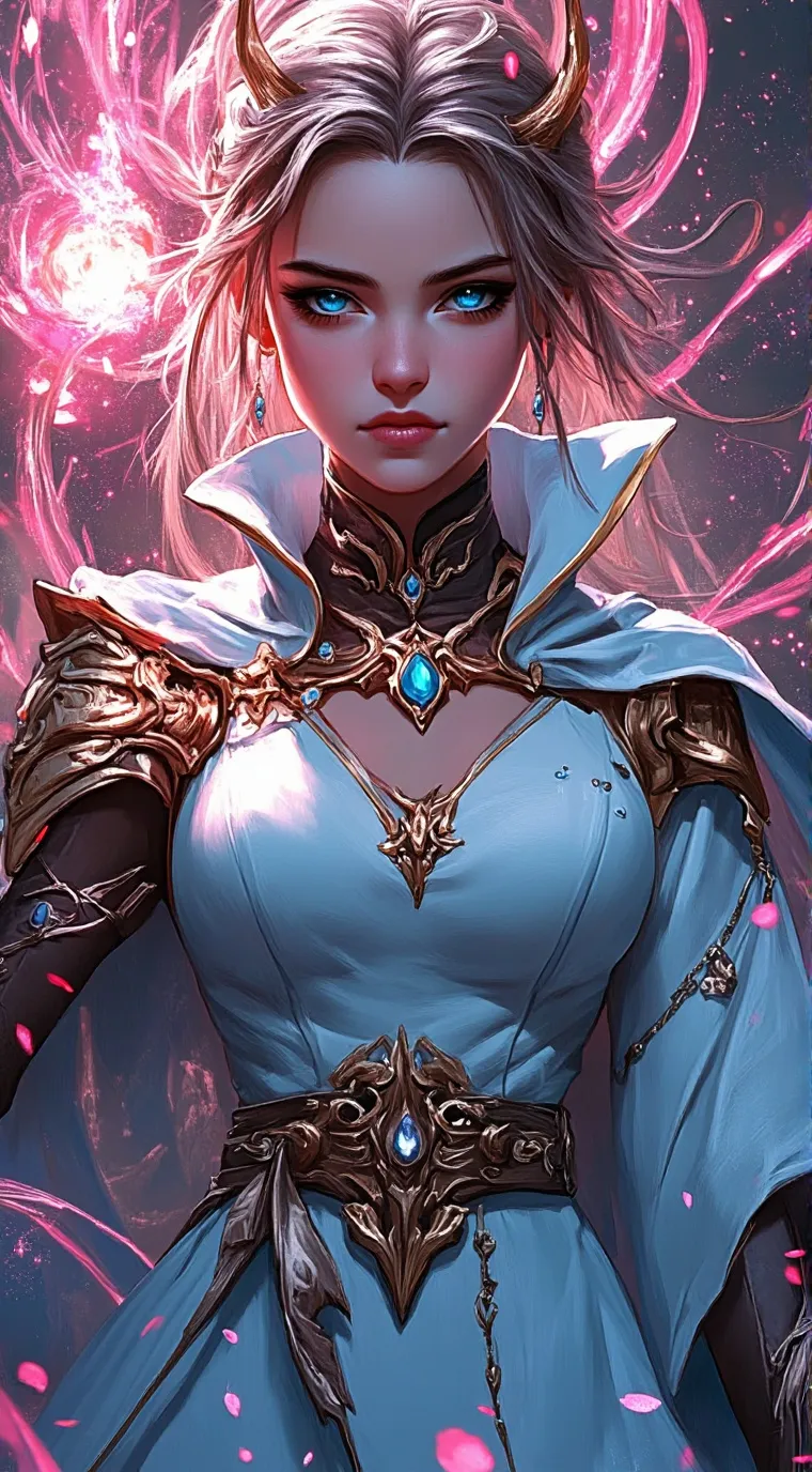 ai character: Luna background