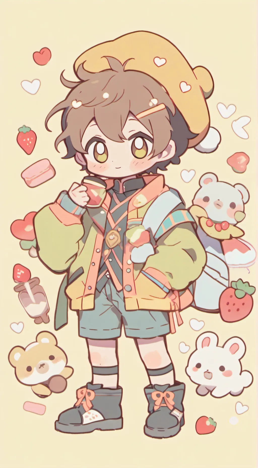 ai character: Aron background