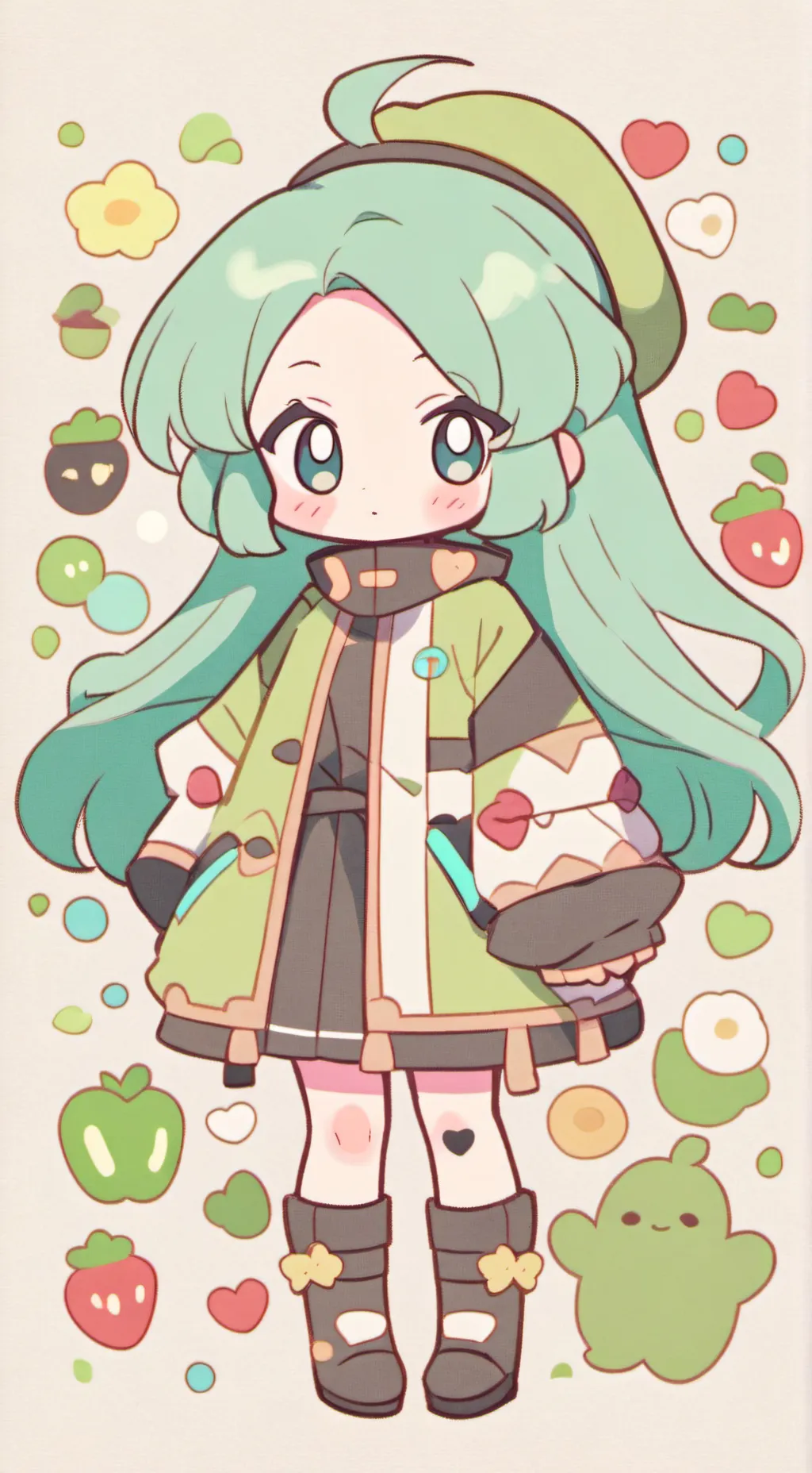 ai character: sprunki among us background