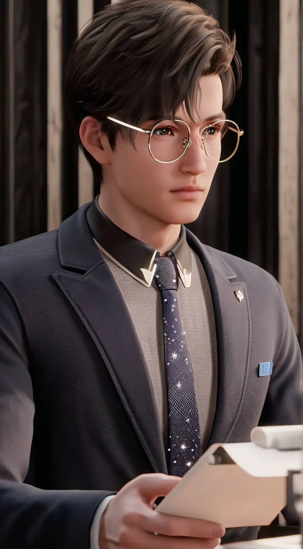 ai character: Orion background