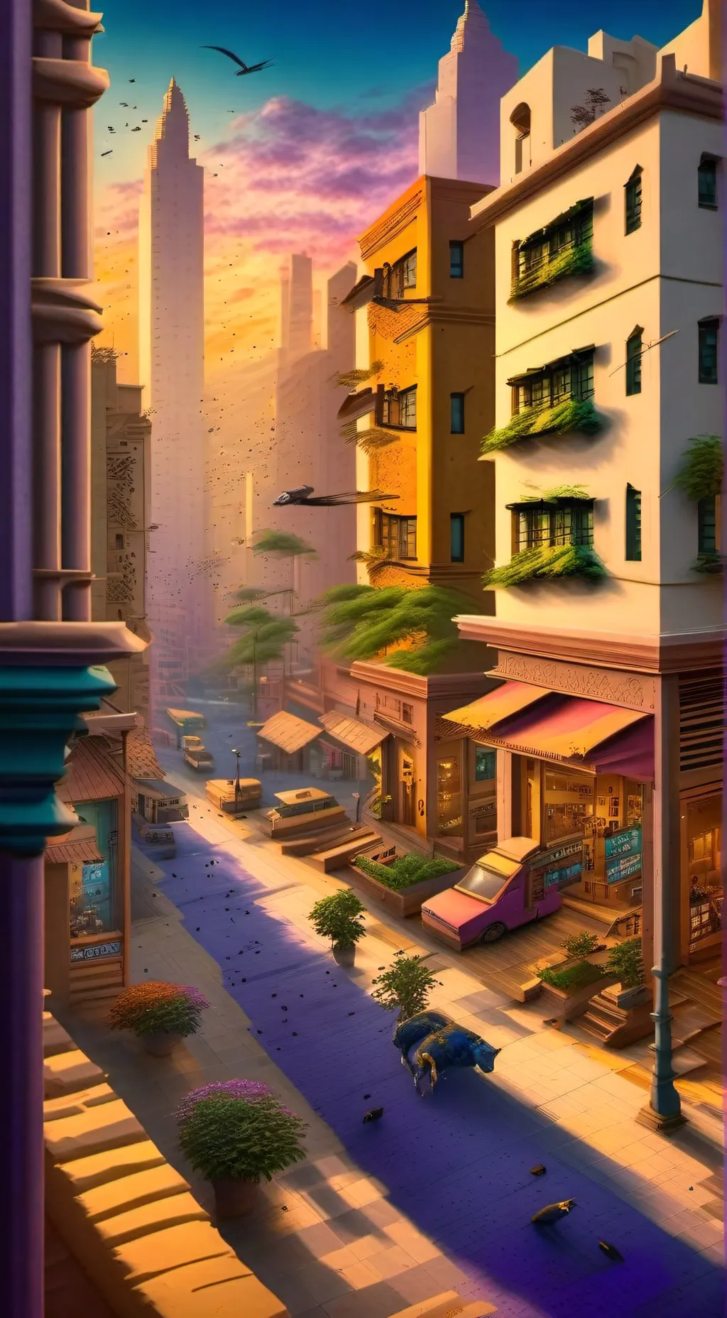 ai character: Zootopia background