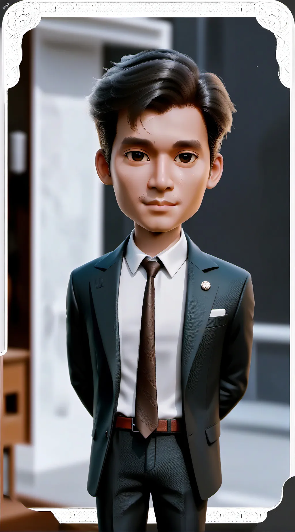 ai character: goofy ahh man🤓☝️ background