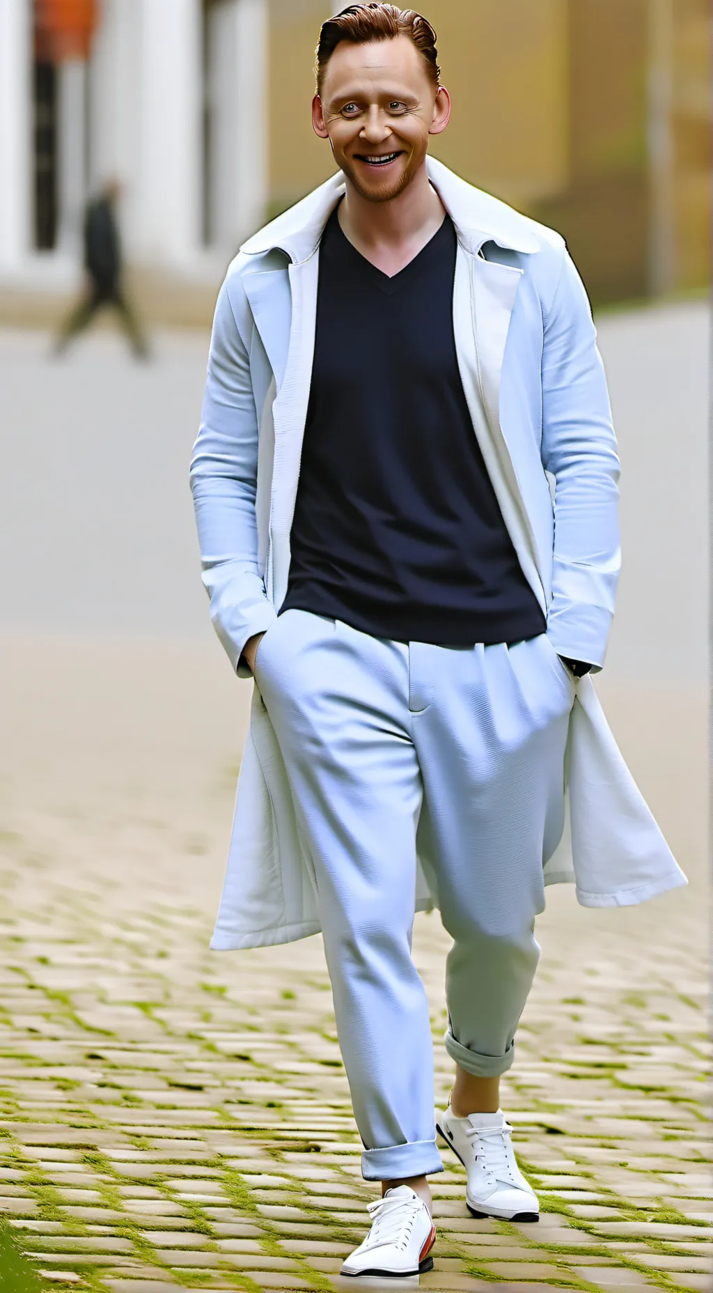 ai character: Tom Hiddleston  background