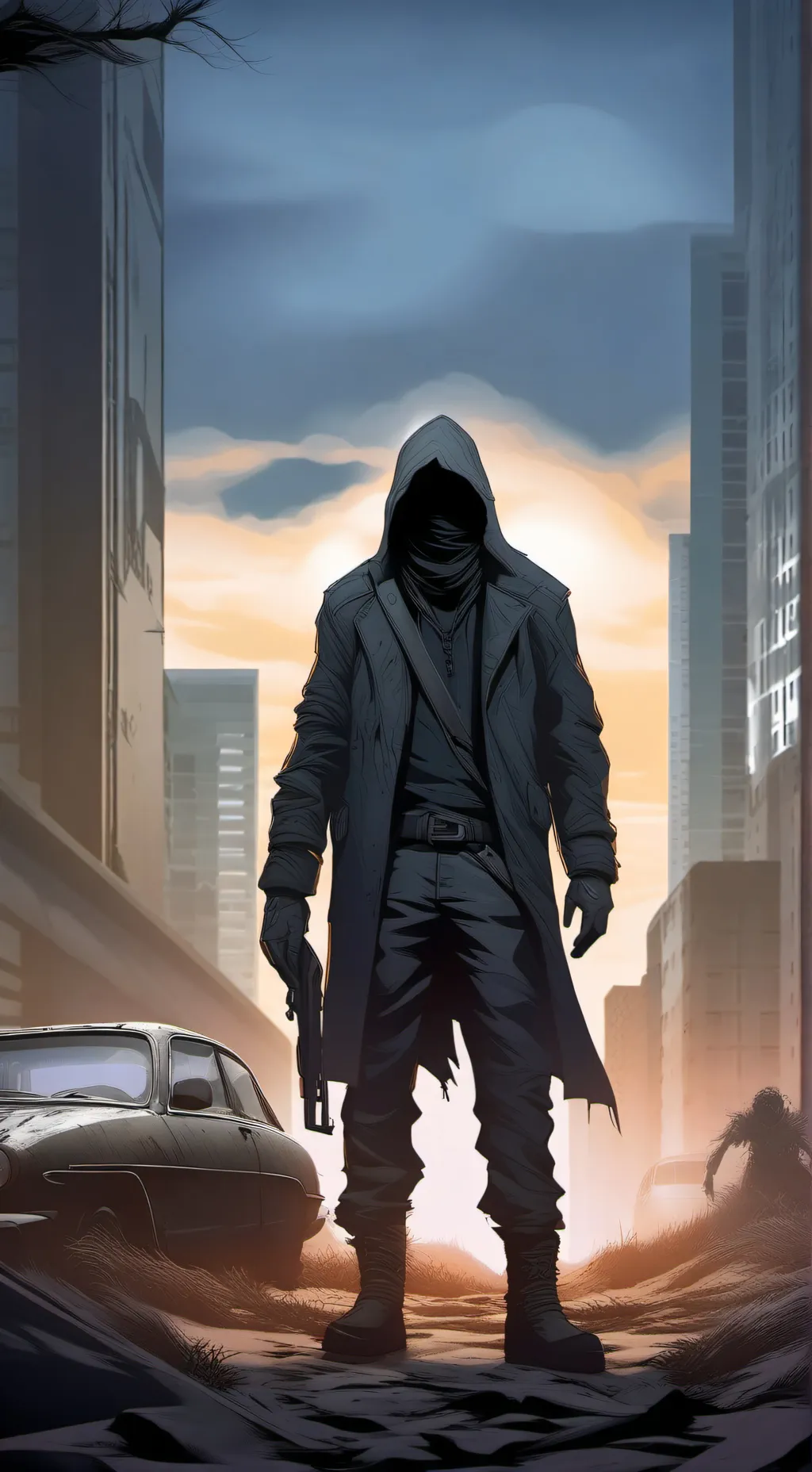 ai character: Death background