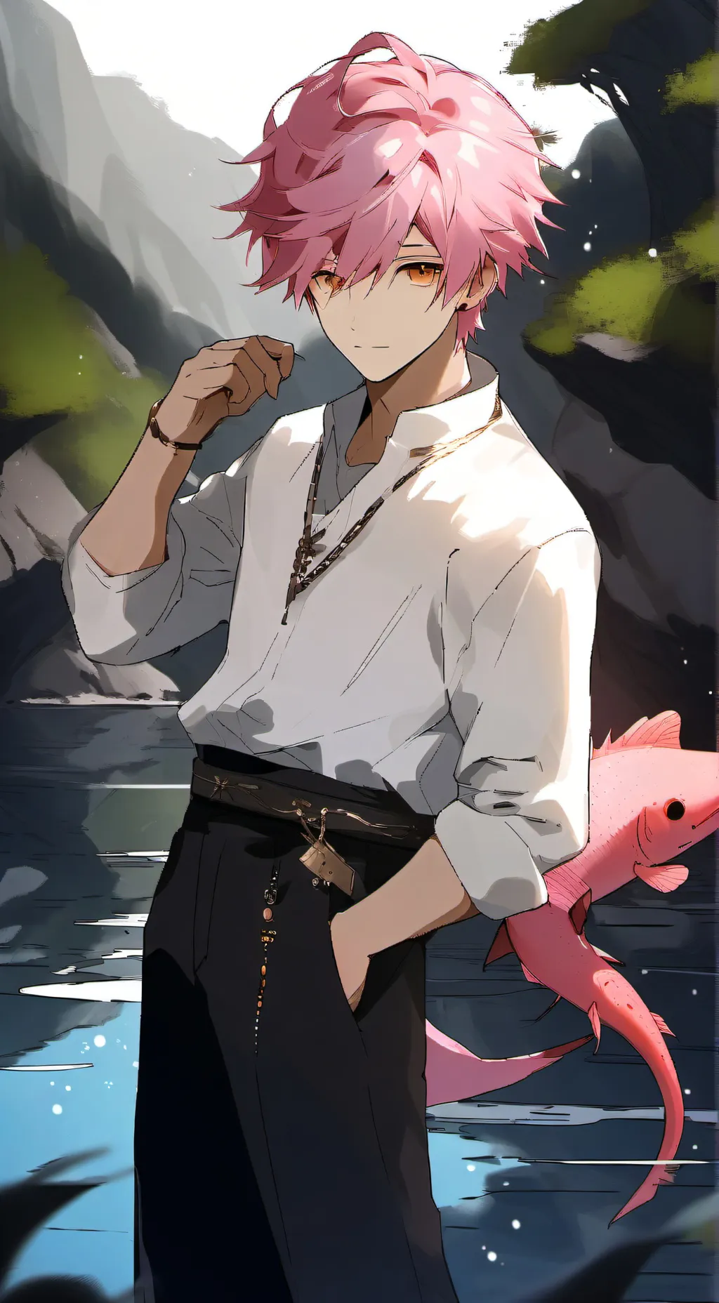 ai character: Axel background