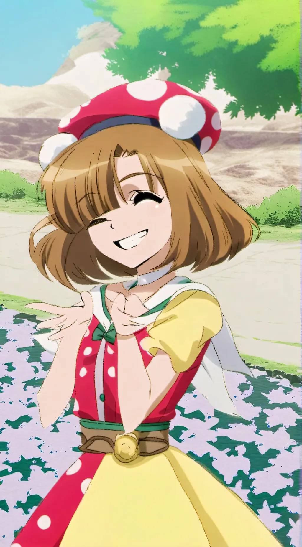 ai character: Kiniko Komori background