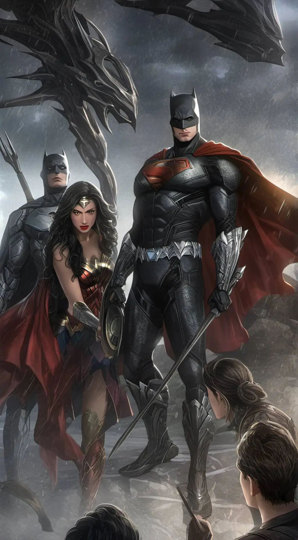 ai character: "Justice league 2" background