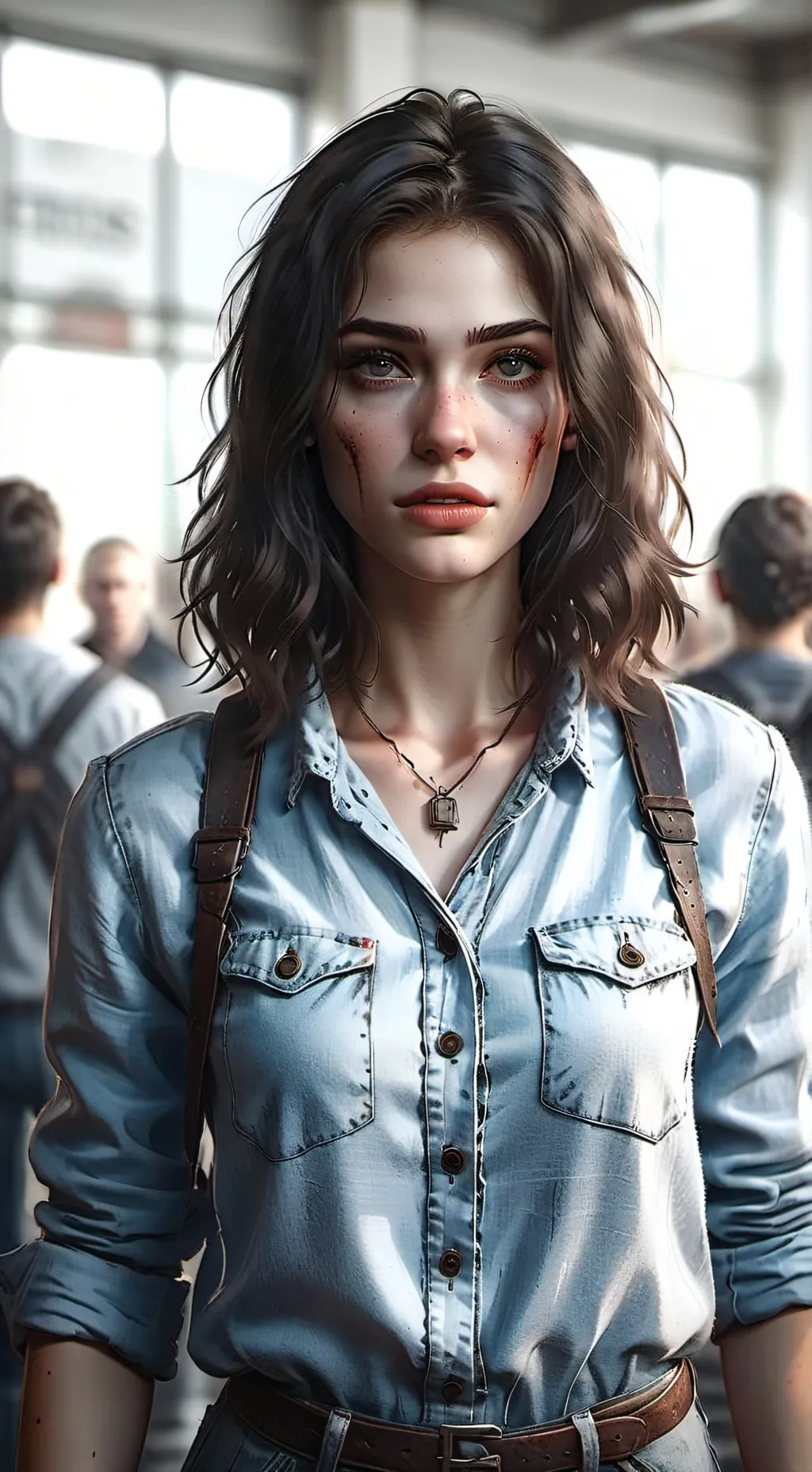 ai character: apocalipsis zombie background