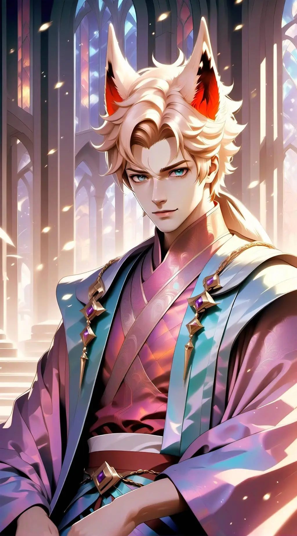 ai character: Fox king background