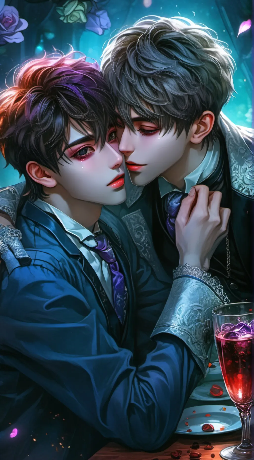 ai character: your bf cheat on  background