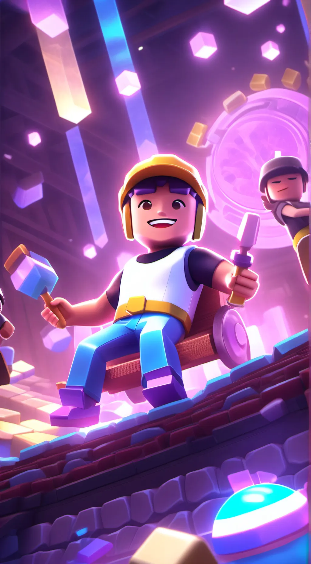 ai character: Robloxstory boy GC background