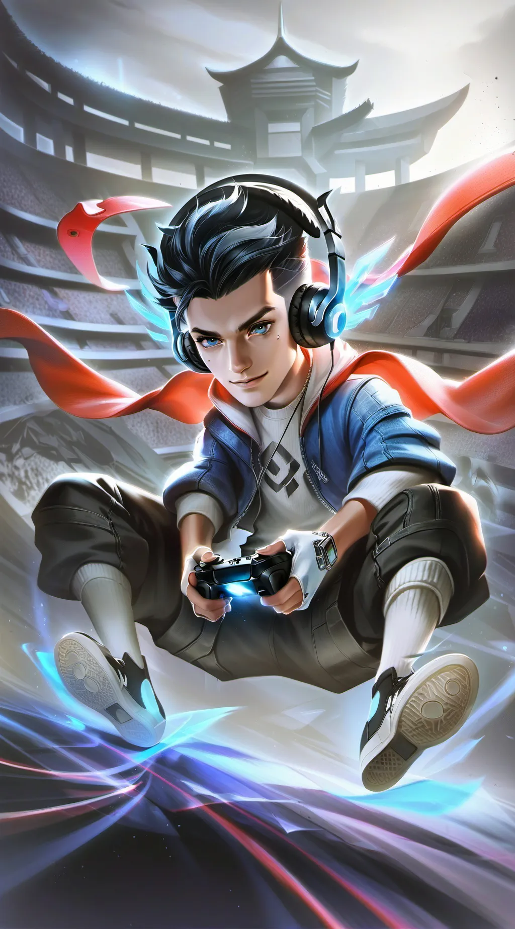 ai character: "Sage the Gamer" background