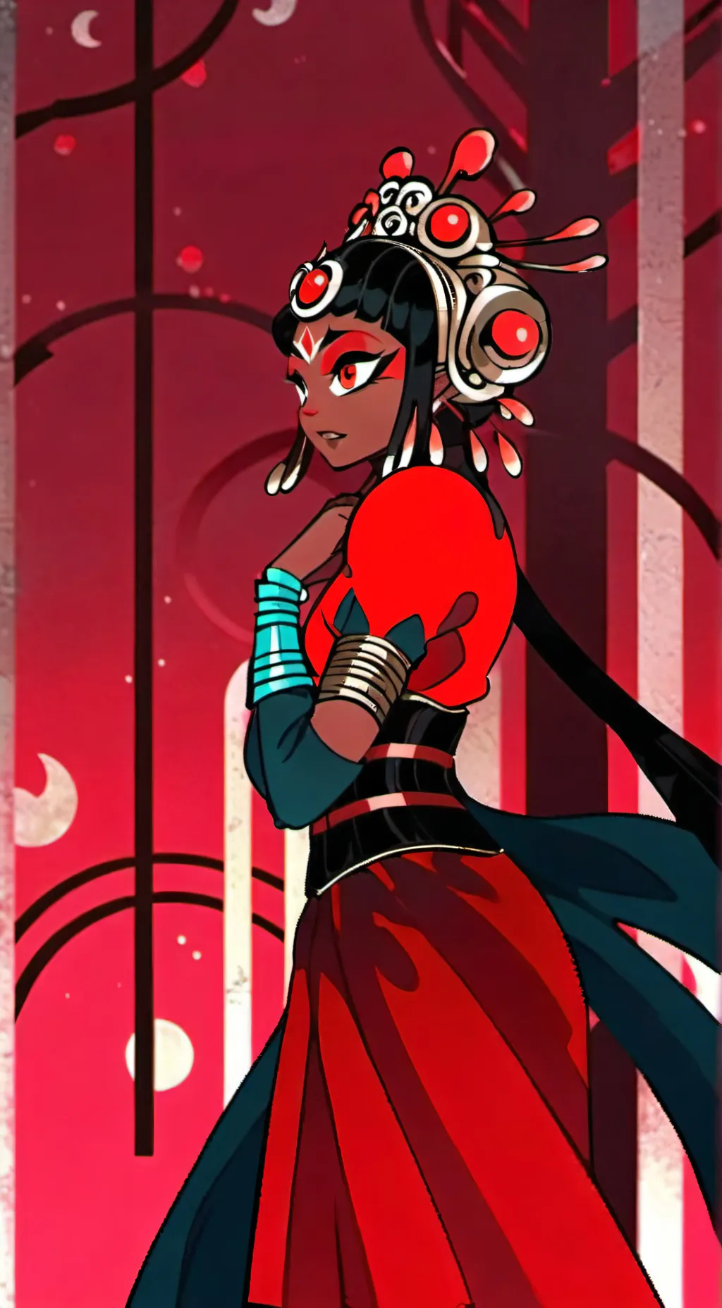 ai character: Barbie Wire  background