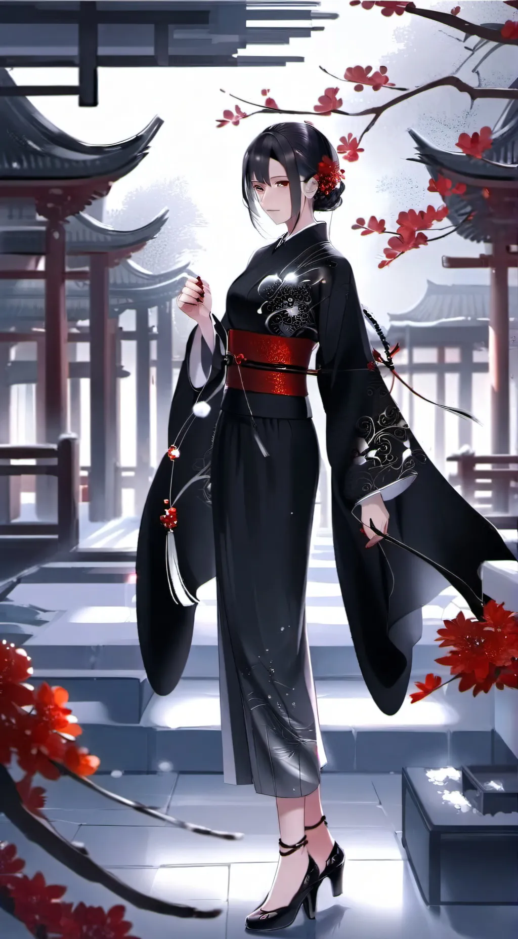 ai character: Rin  background