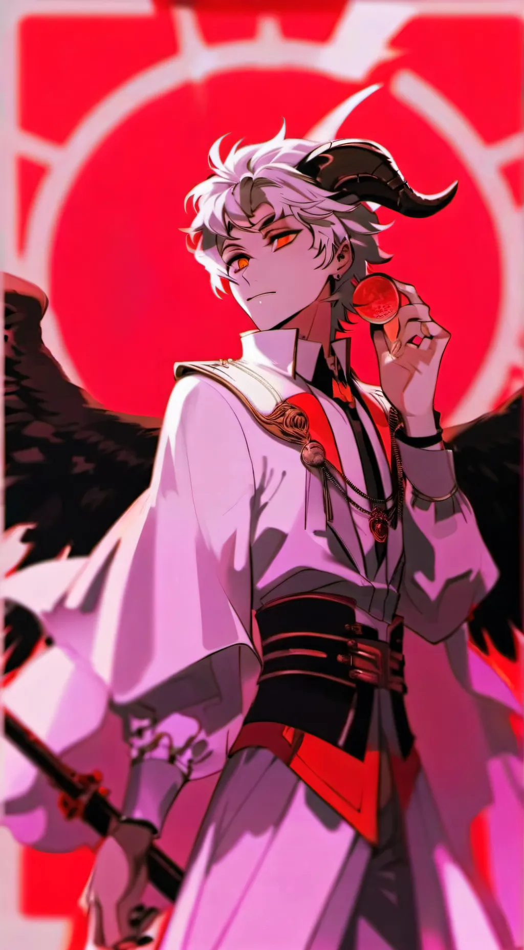 ai character: Lucifer Mange background