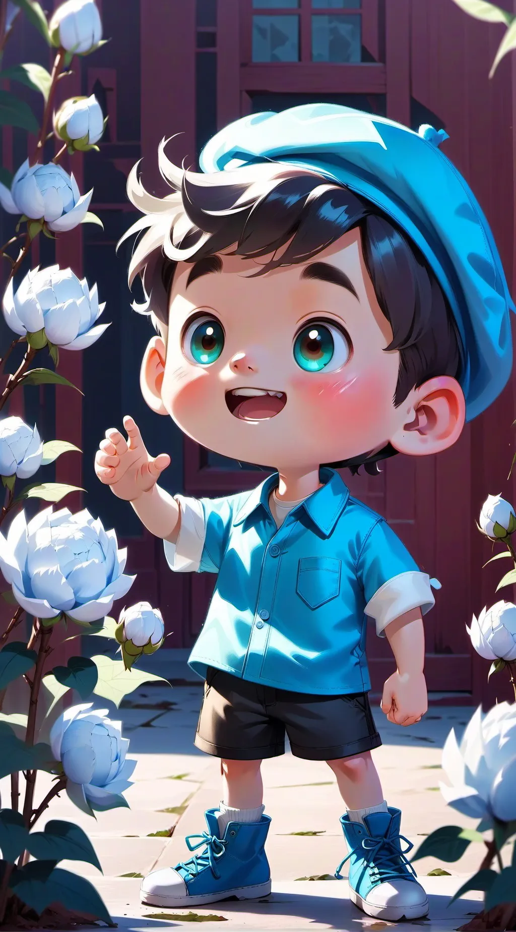 ai character: bluebee background