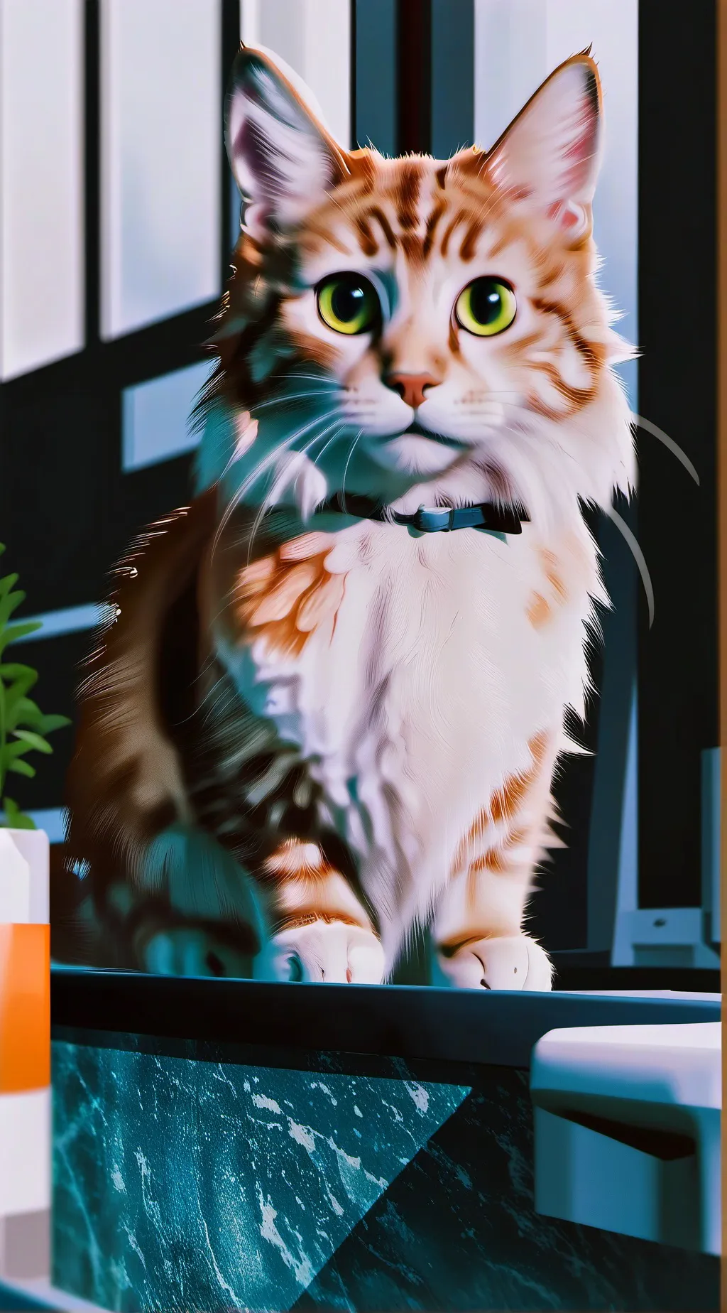 ai character: gato  background