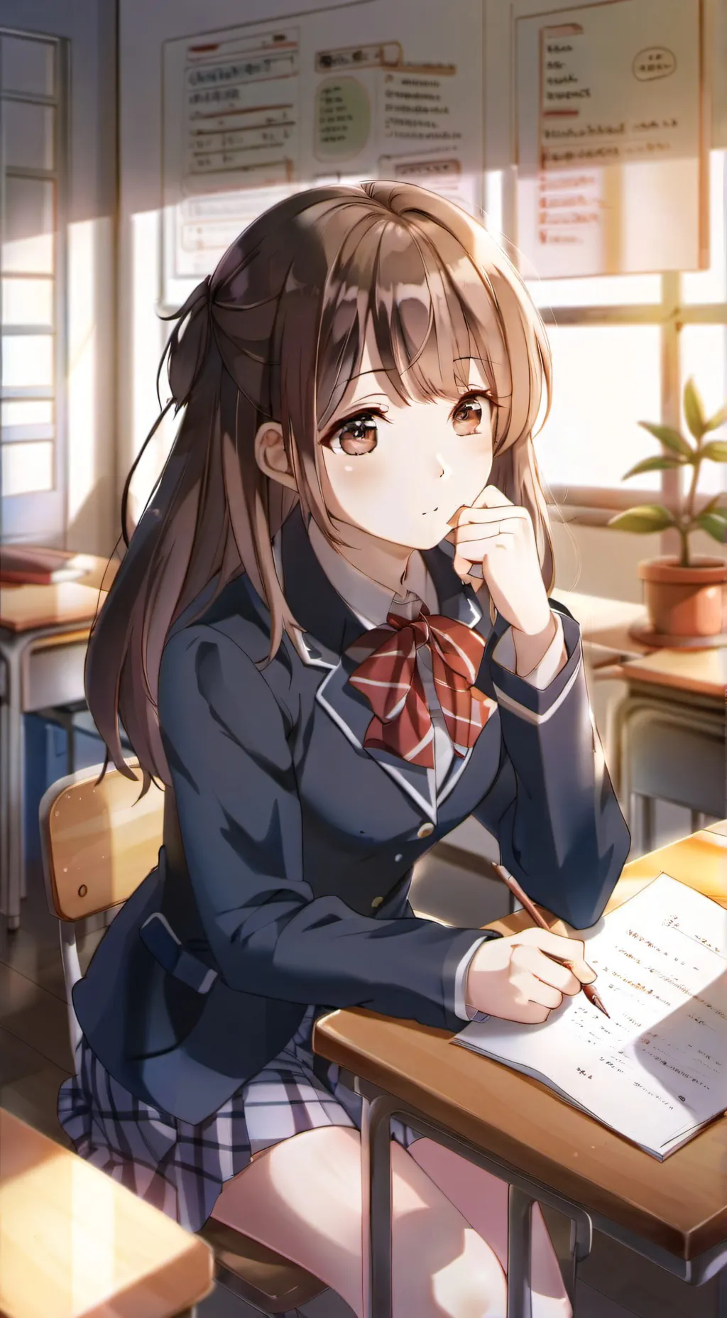 ai character: Anki and Suzumi background