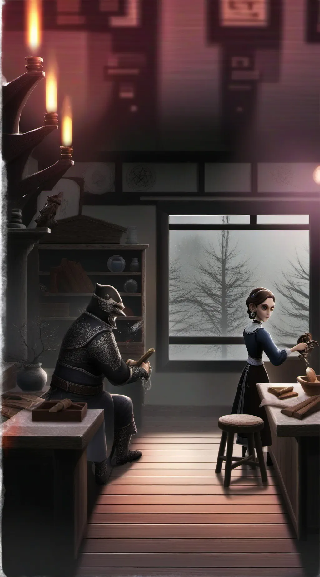 ai character: Sprunki simp background