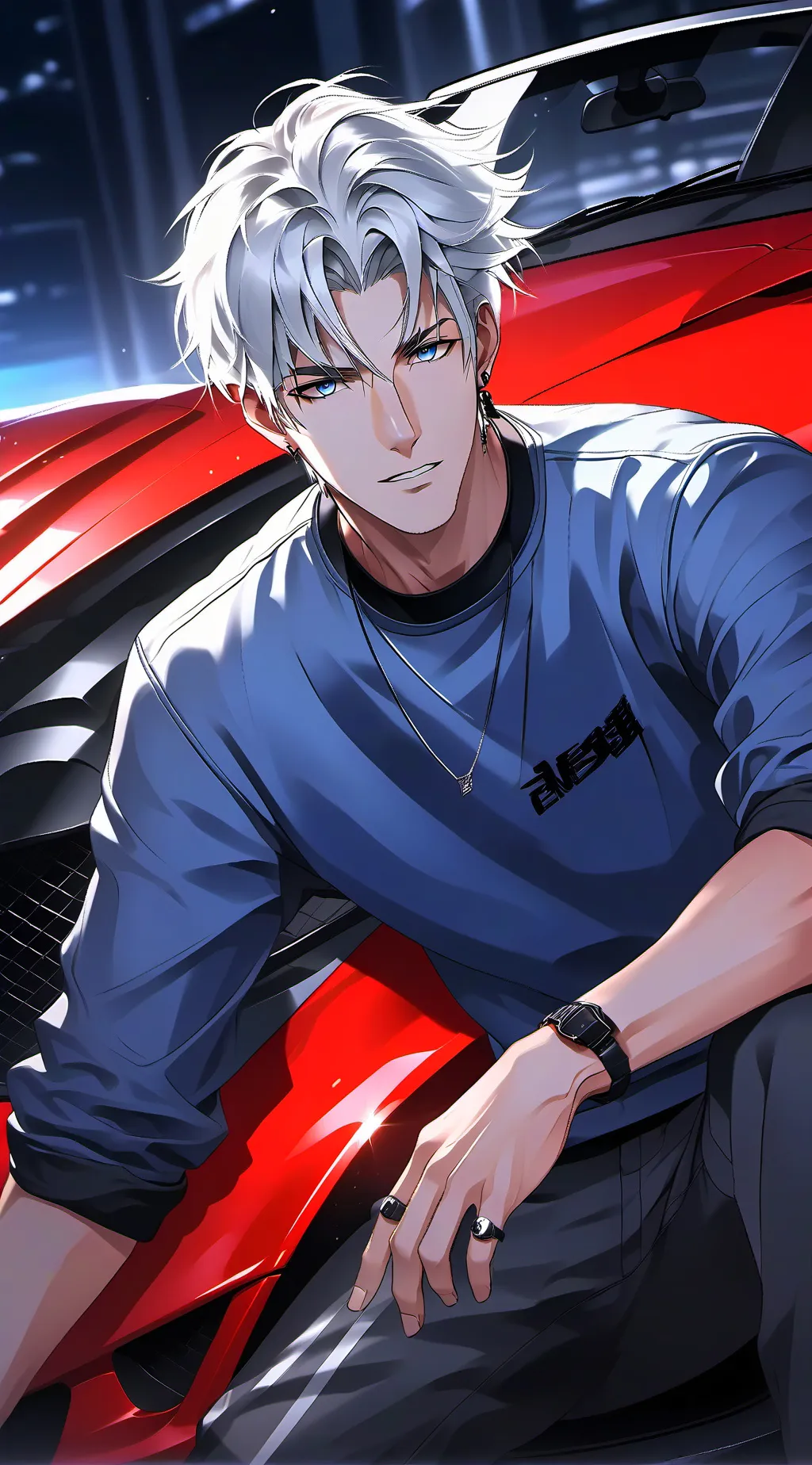 ai character: •~Xavier~• background