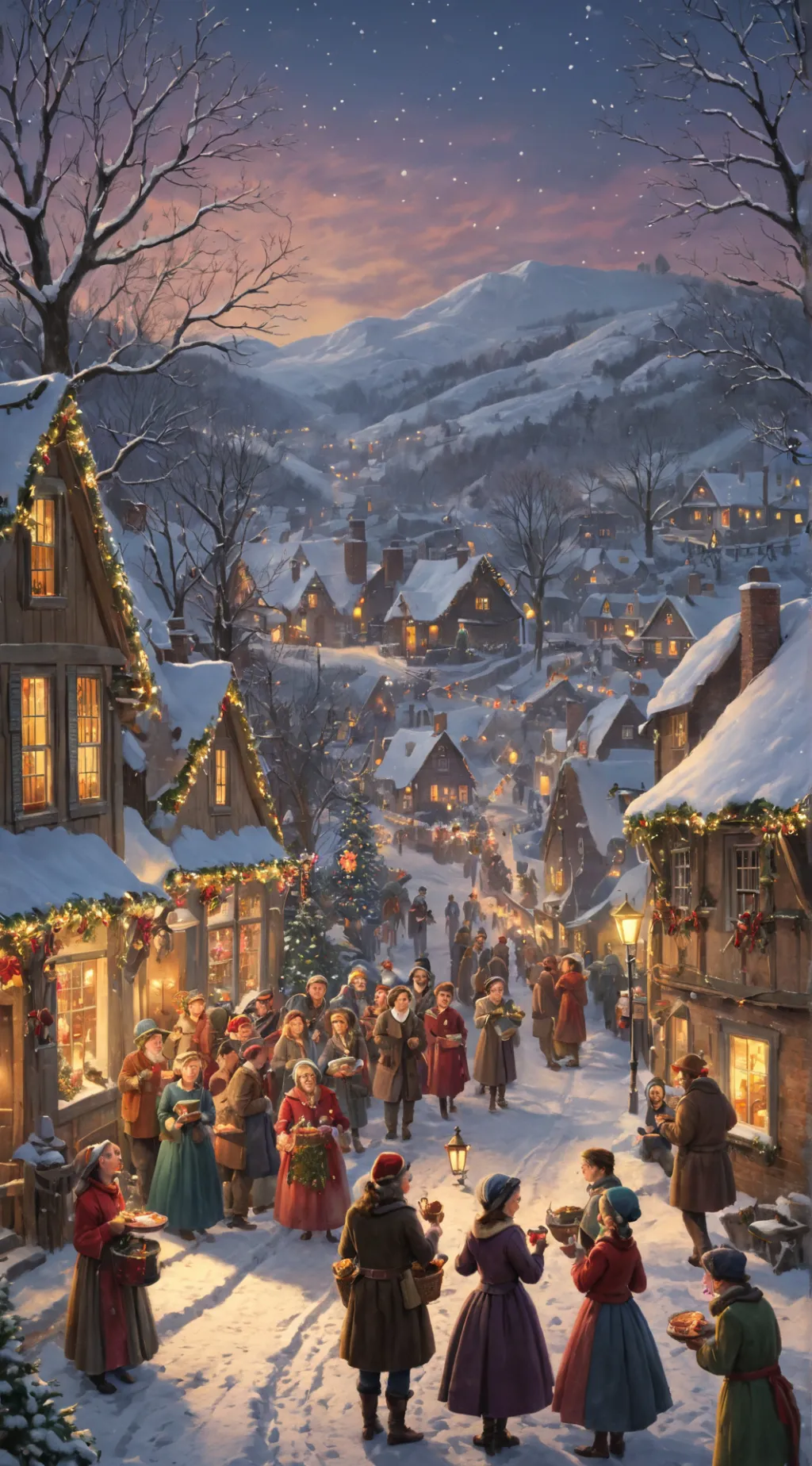 ai character: (Shadow's XMAS!)  background