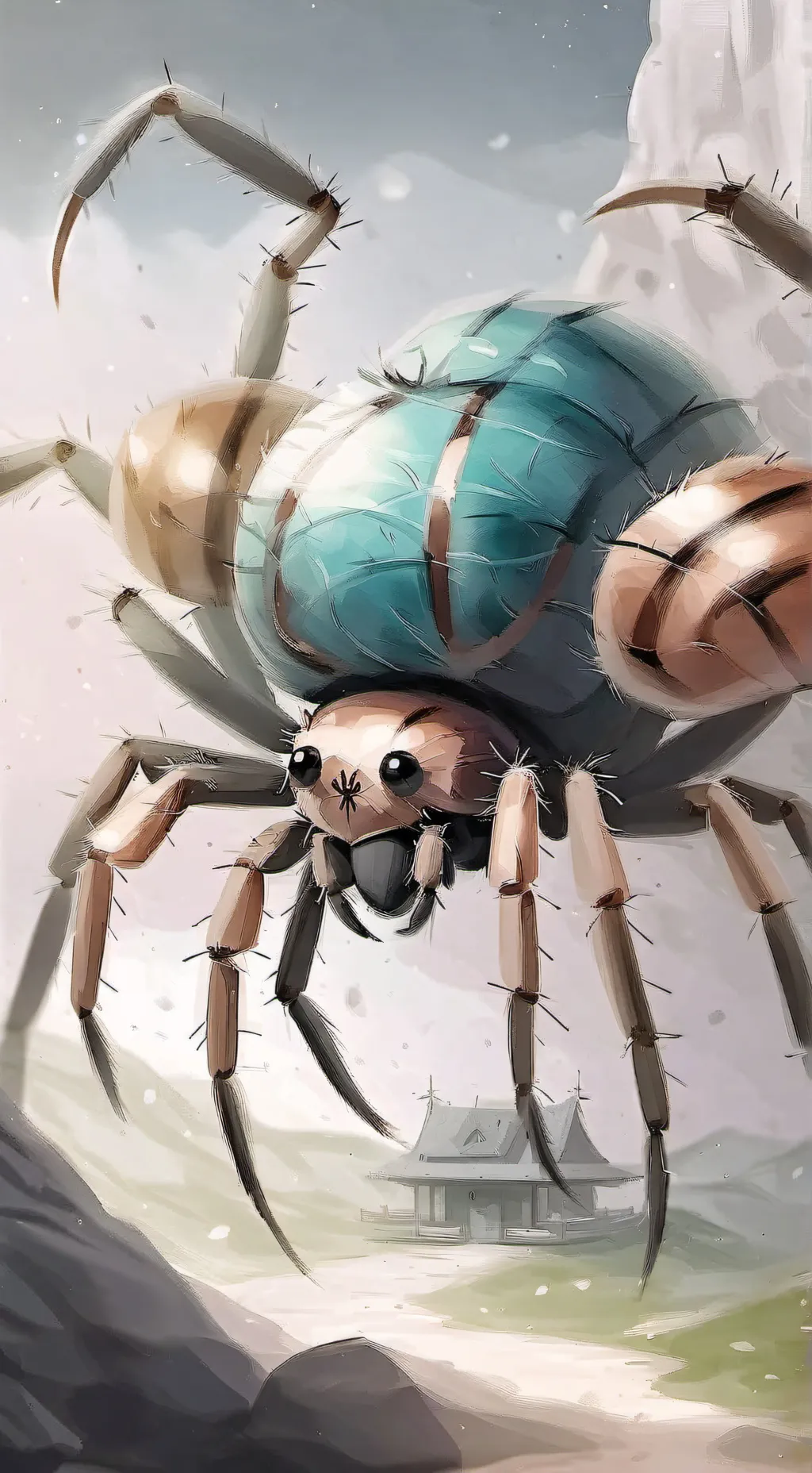 ai character: arachno maniac  background