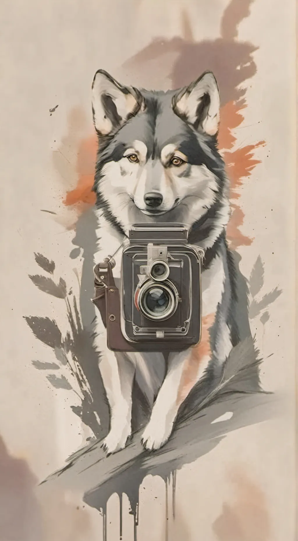 ai character: el cámara simp  background