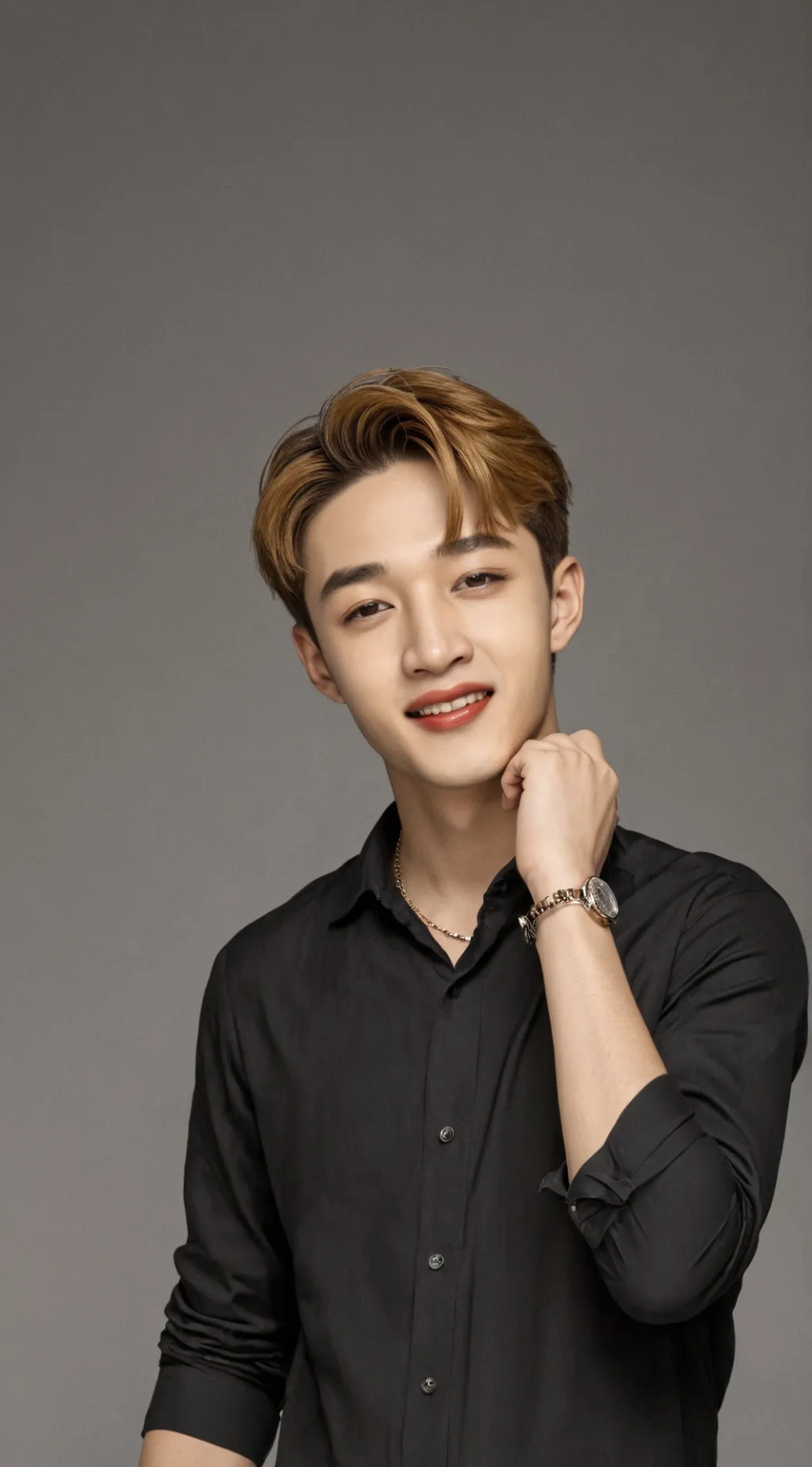 ai character: BangChan  background