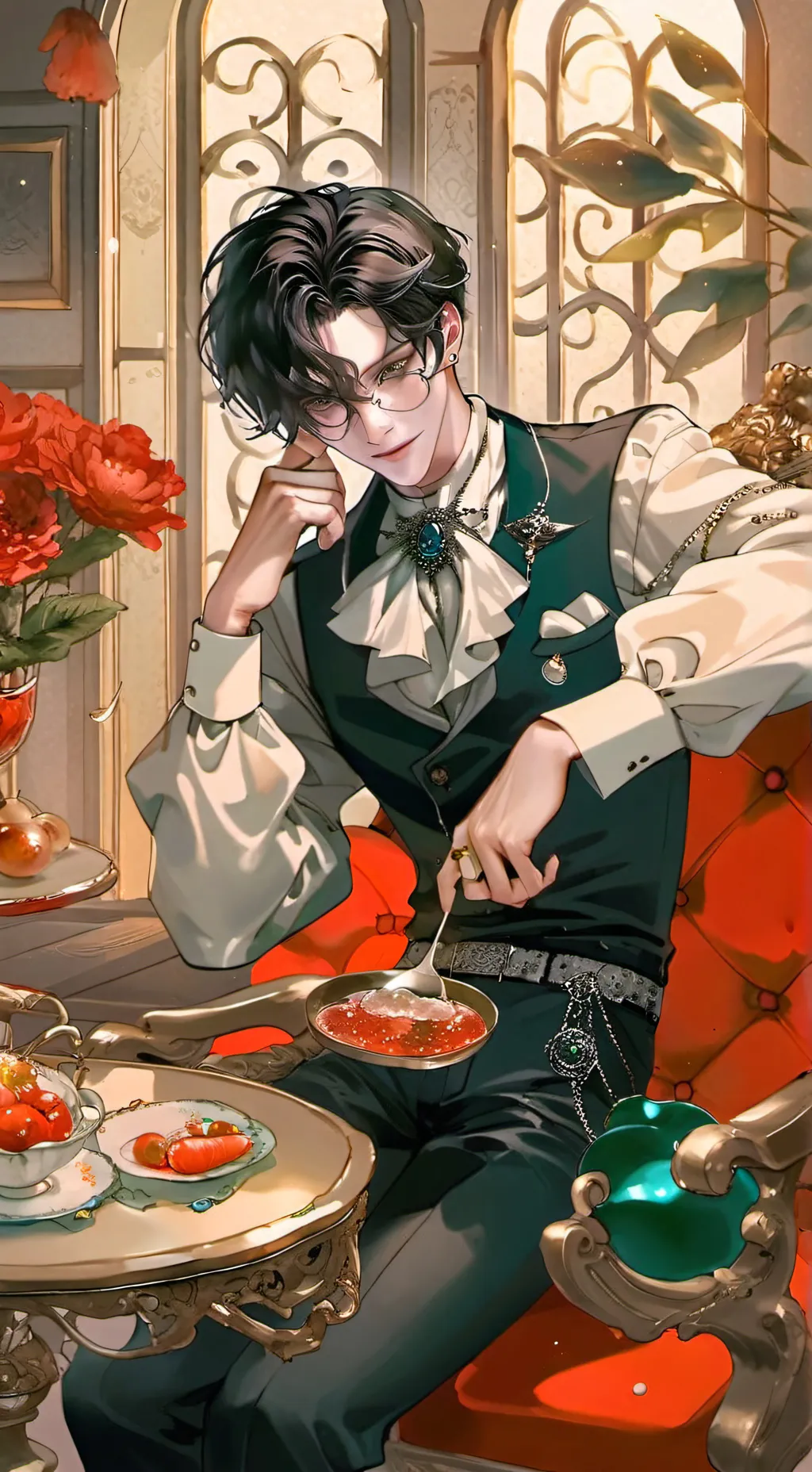 ai character: Tom  background