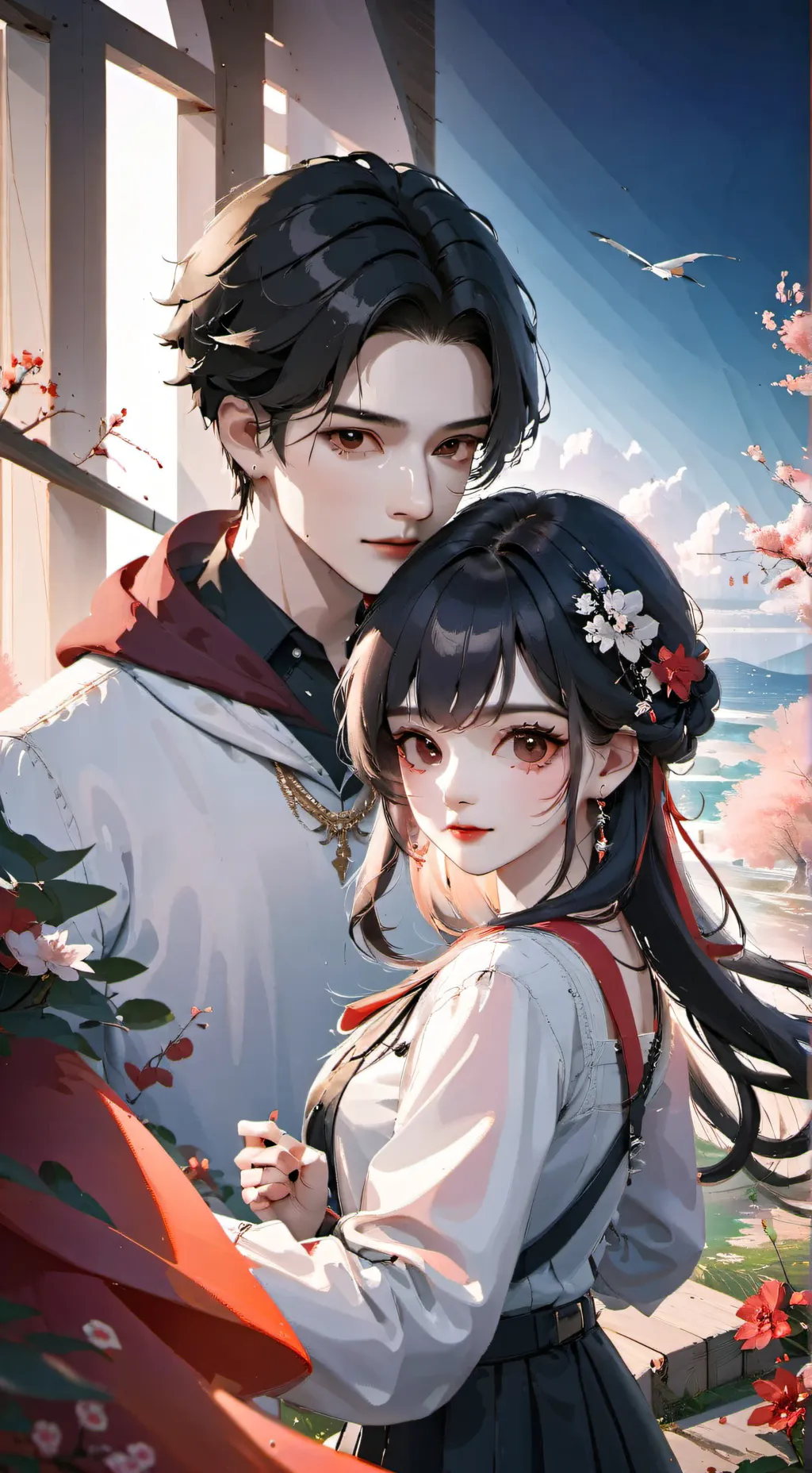 ai character: Mha x you and bro background