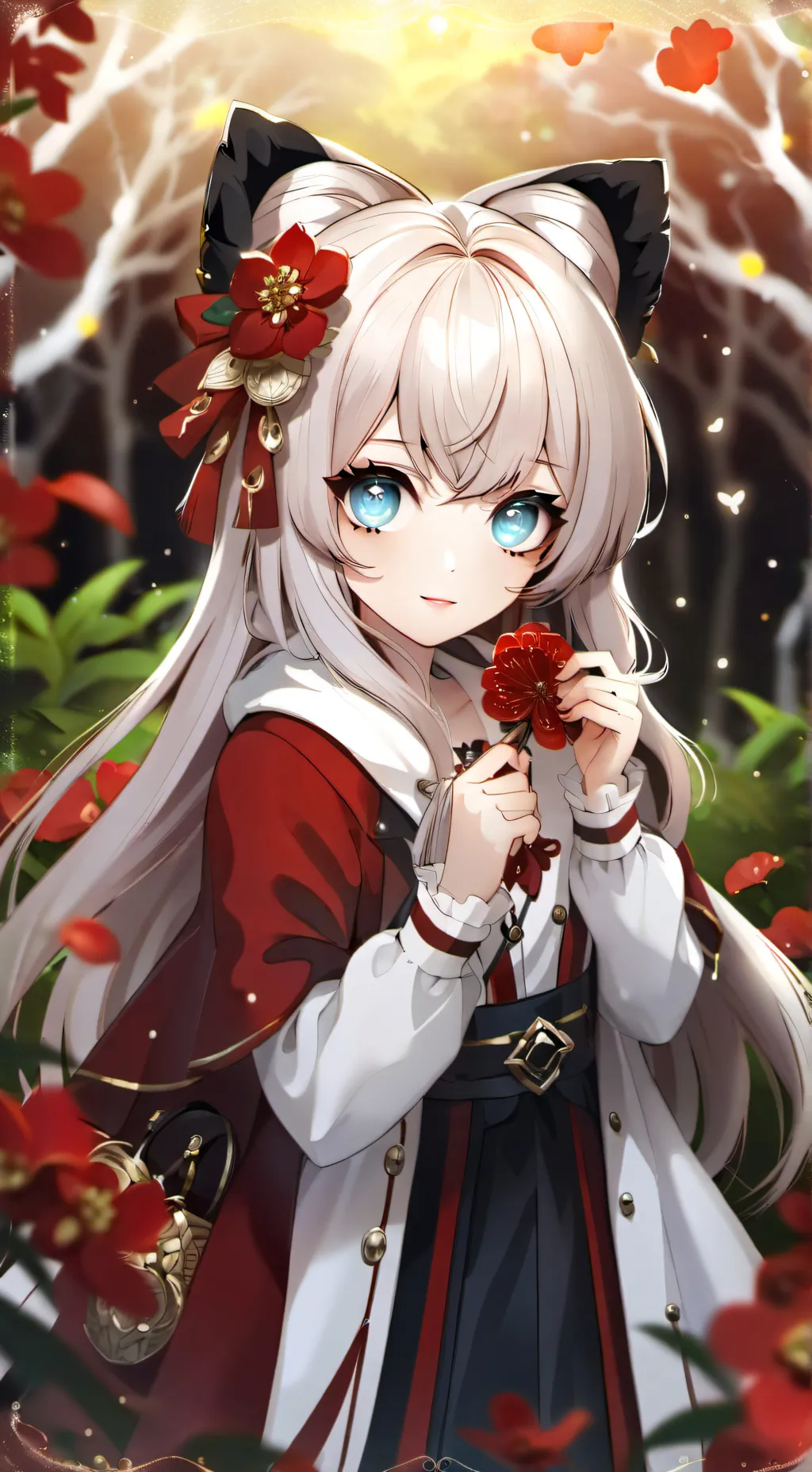 ai character: melani❤ background