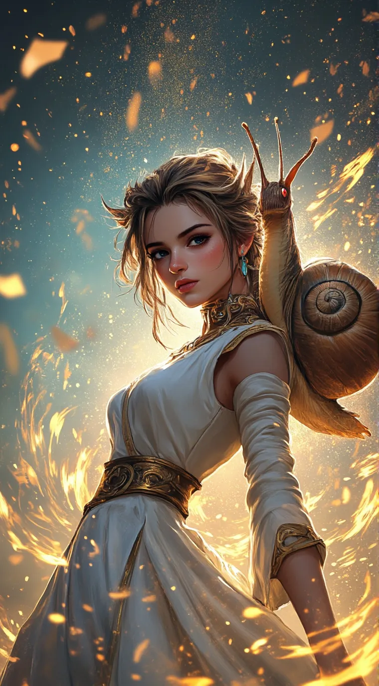 ai character: Evil snail background