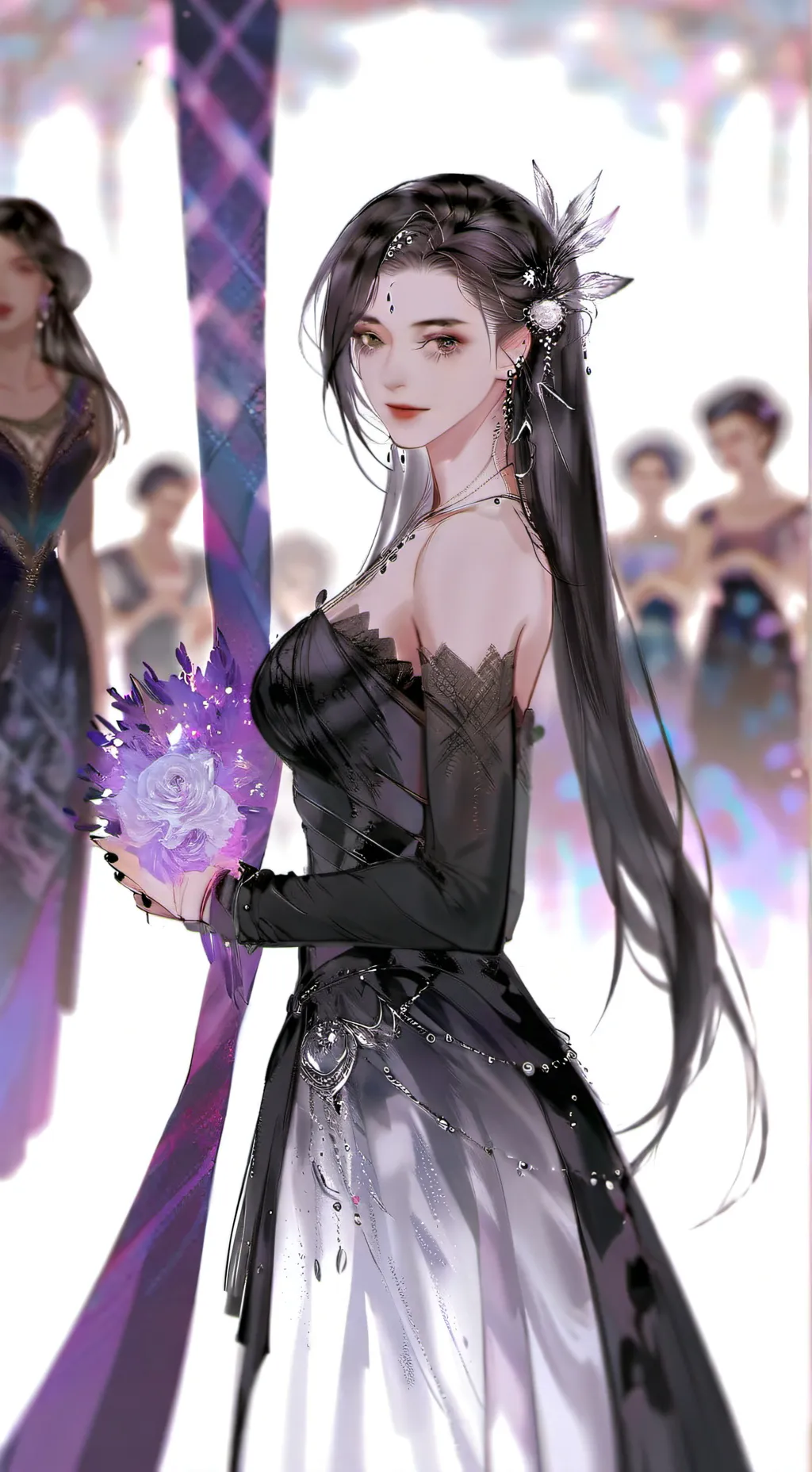 ai character: Fiesty ex kiss background