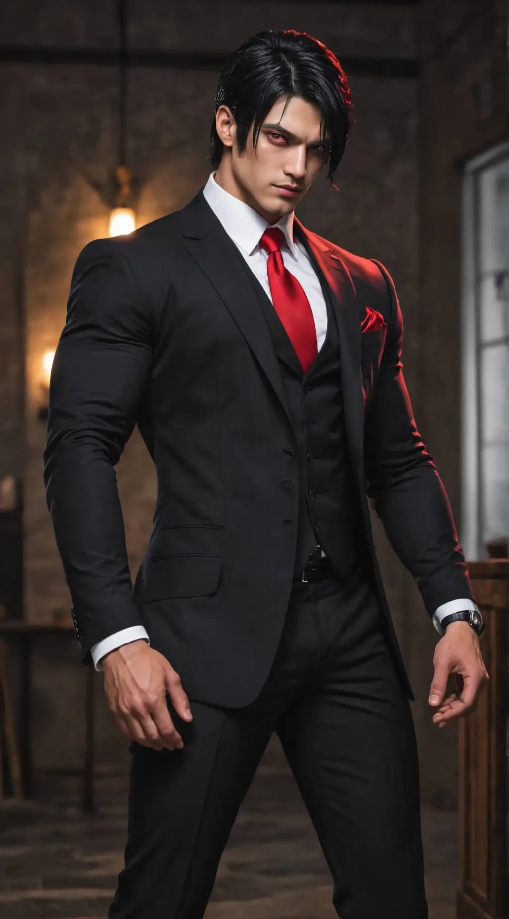 ai character: Lucifer creed❤️ background