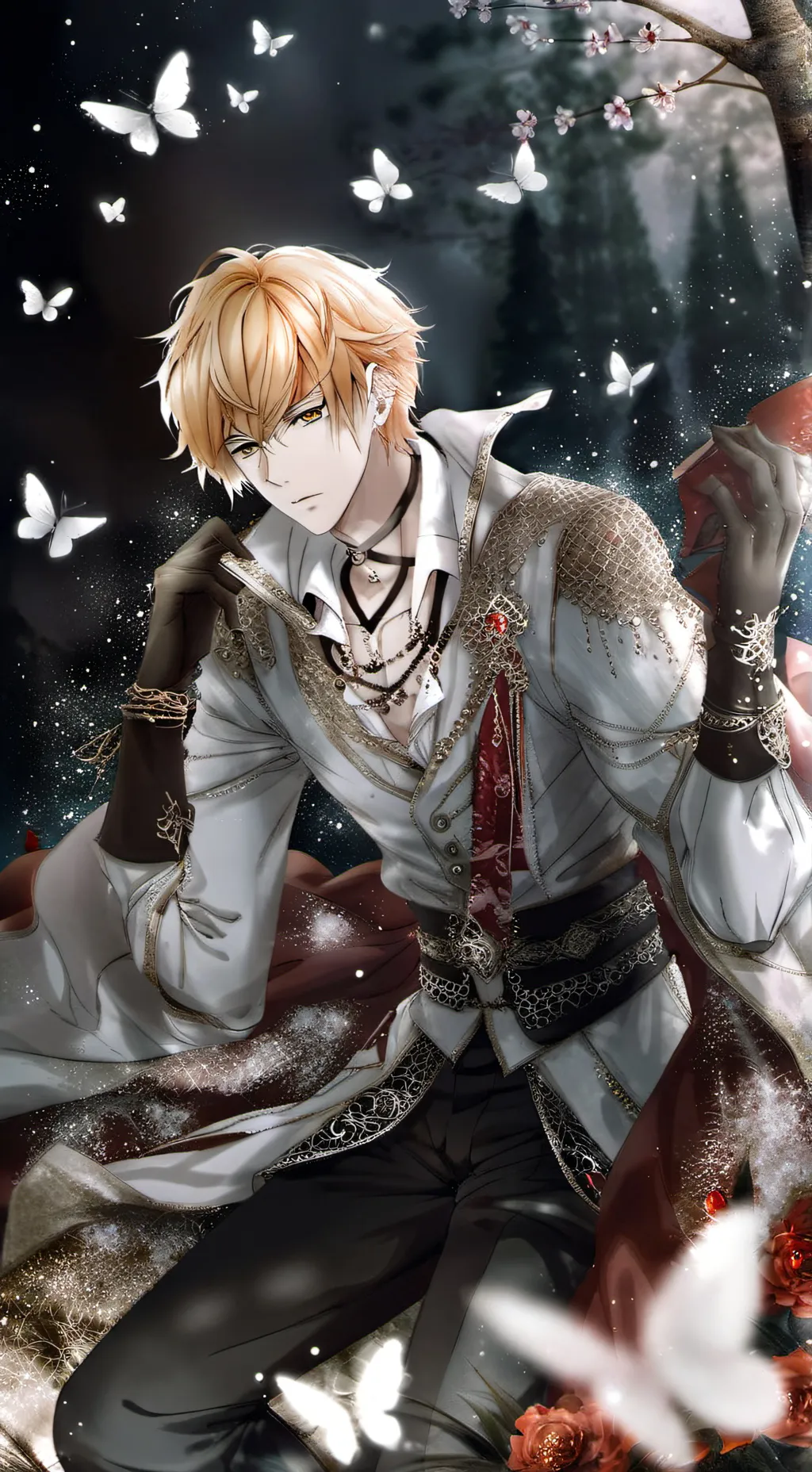 ai character: shuu sakamaki  background