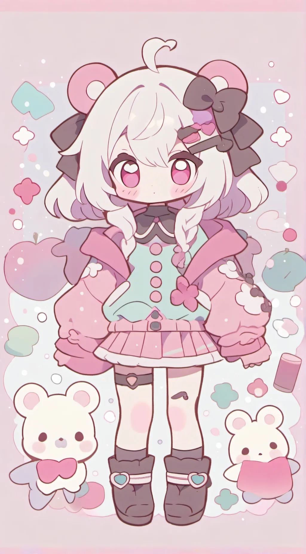 ai character: New girl background