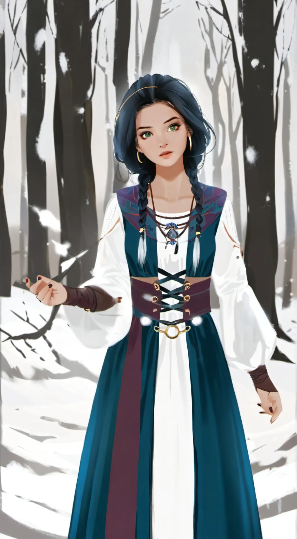 ai character: Aria background