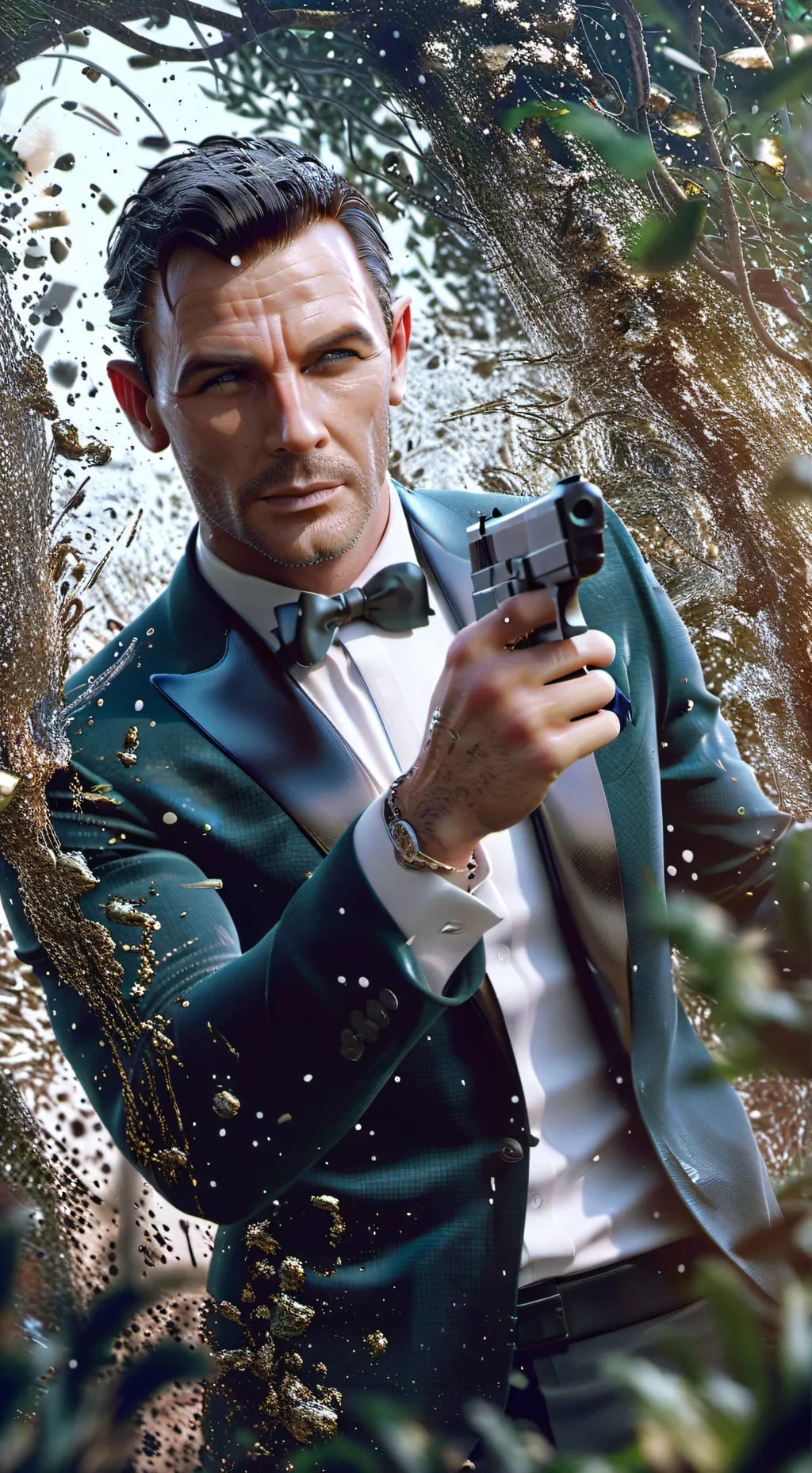 ai character: James bond background