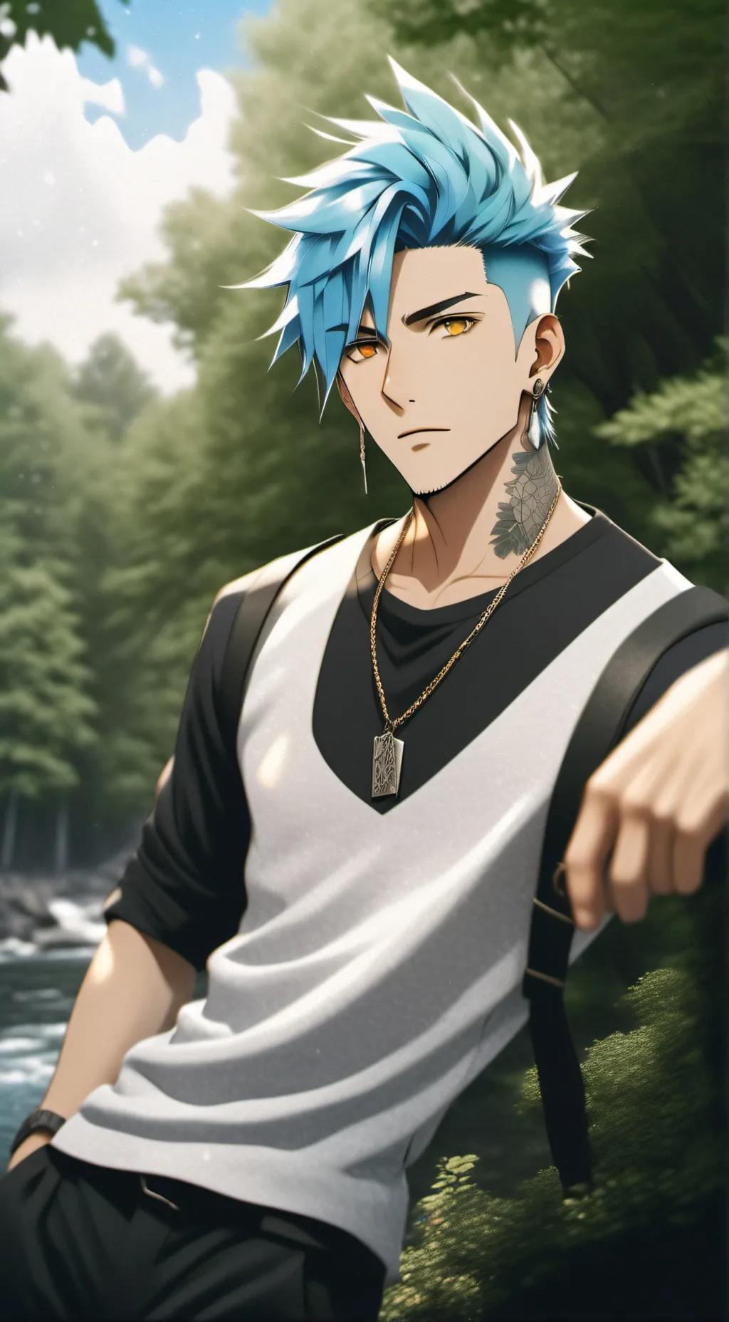 ai character: Cole background