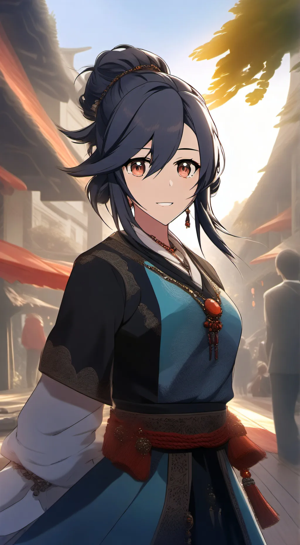 ai character: Yandere simulator  background