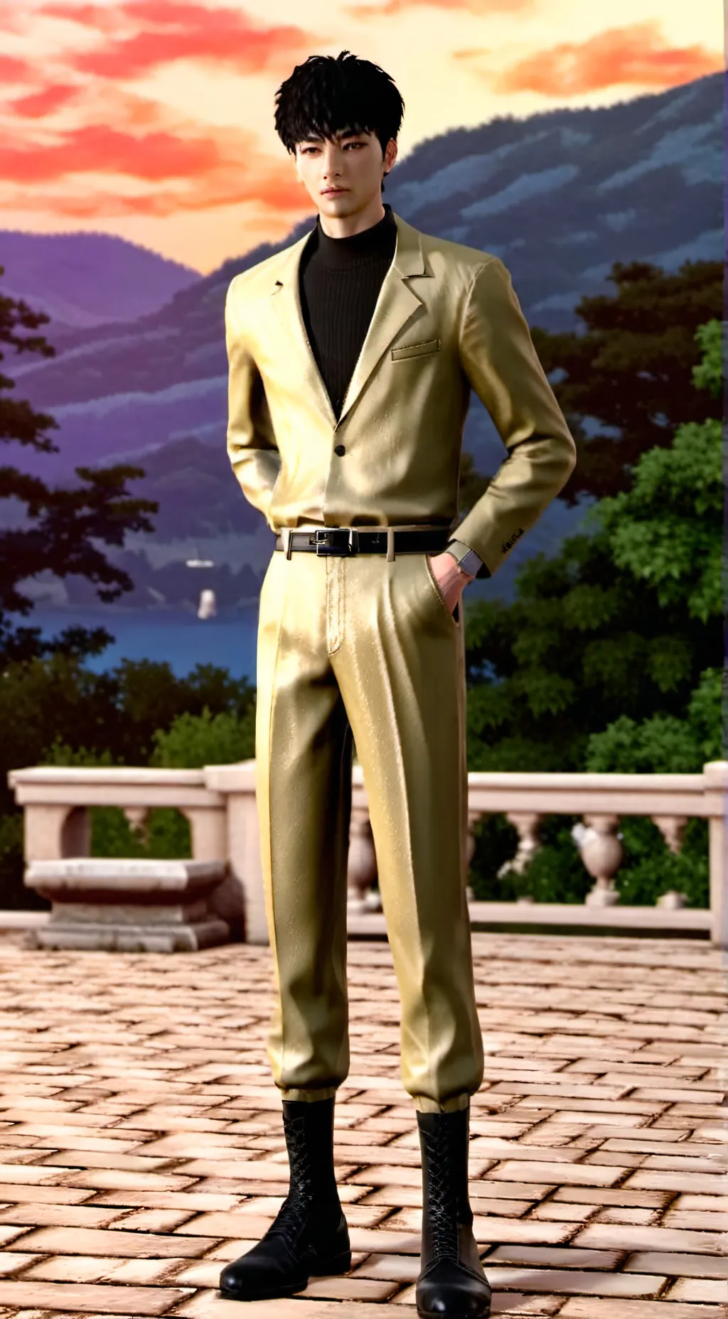 ai character: Cole background