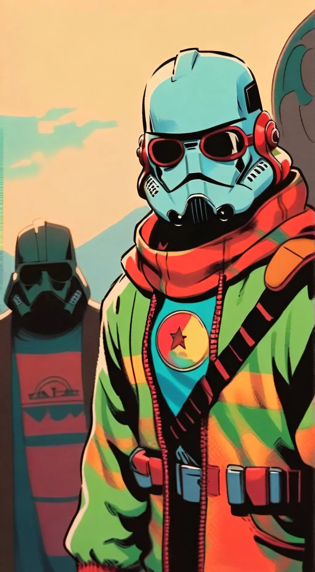 ai character: Boss Landing background