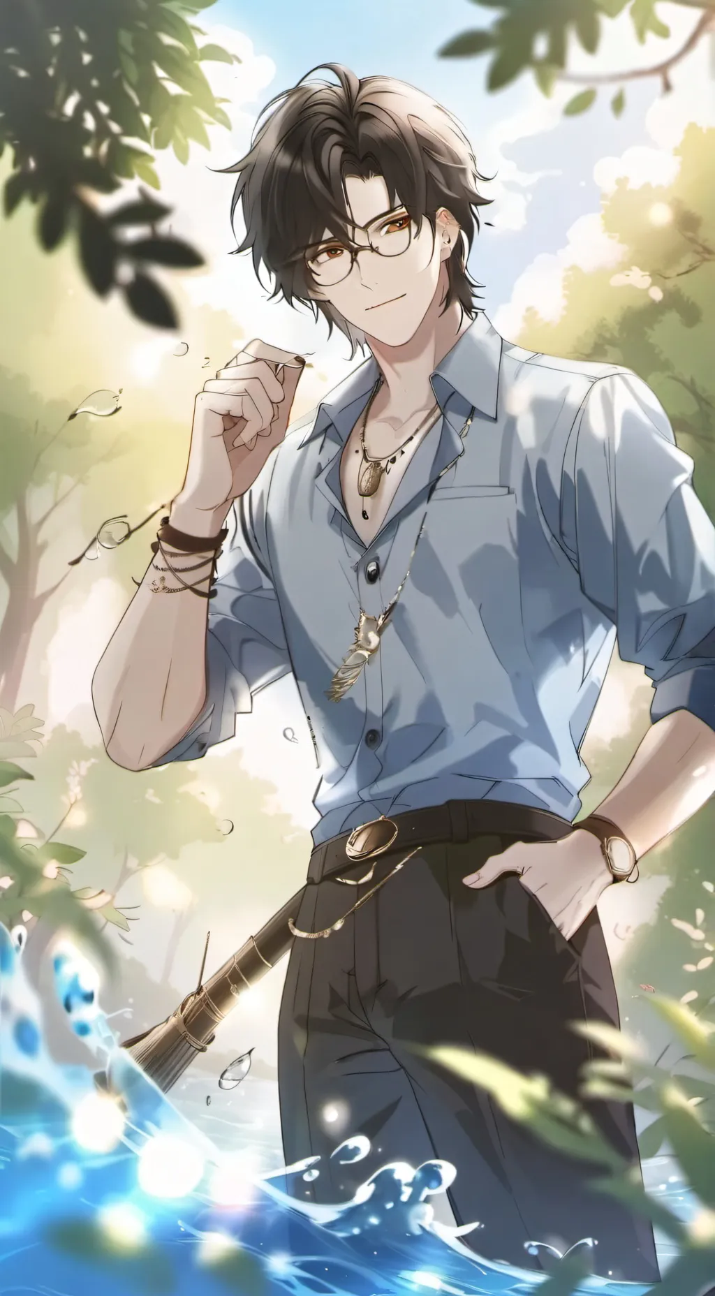 ai character: brotha background