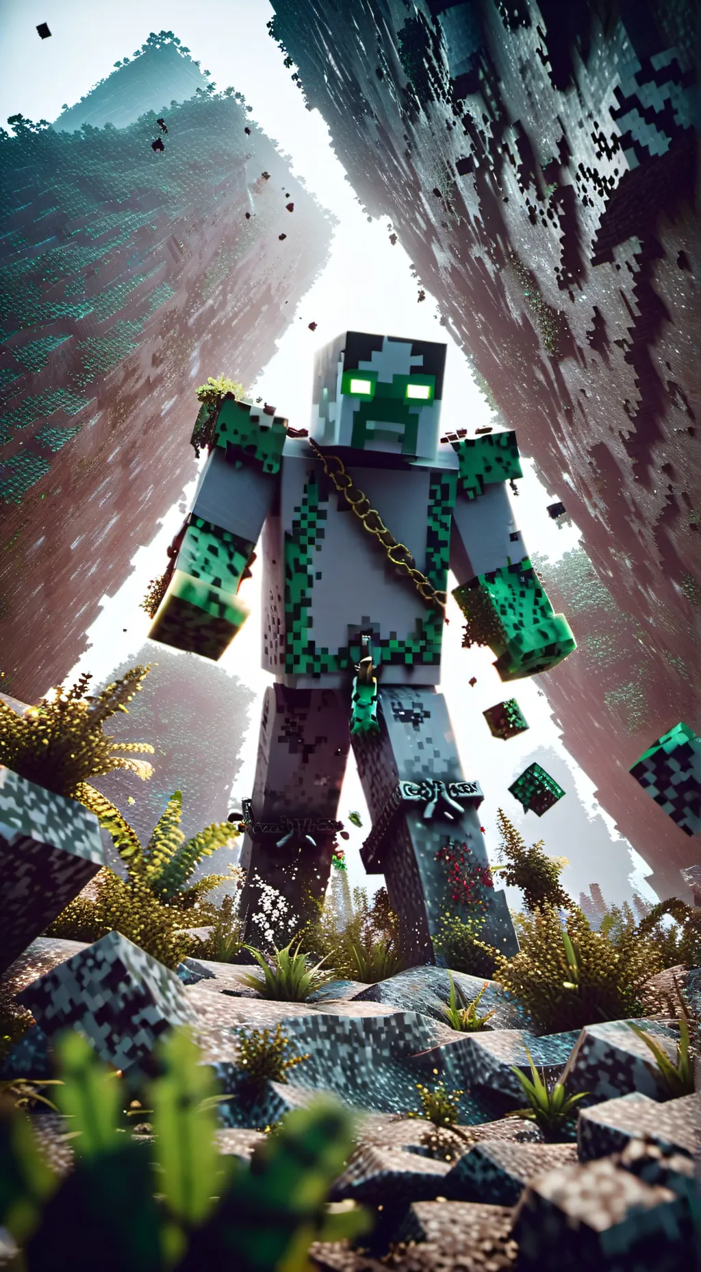 ai character: creeper  background