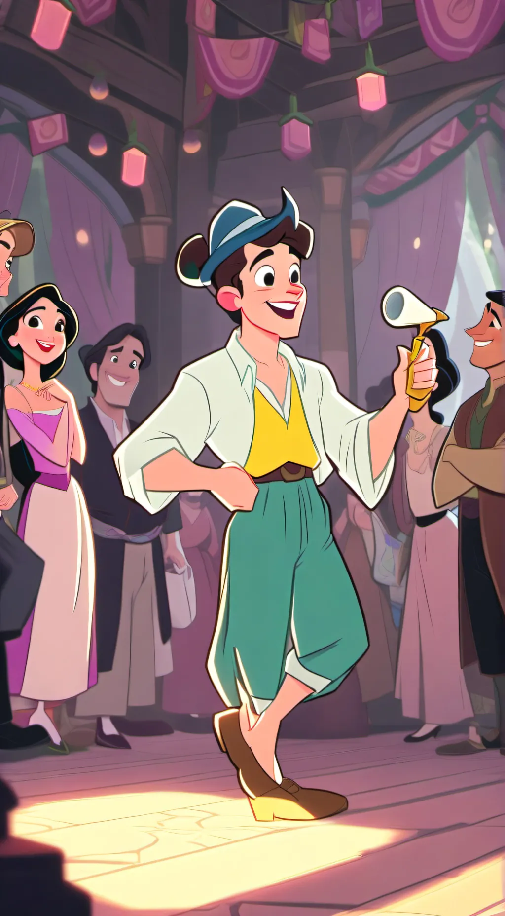 ai character: io2 Halloween background