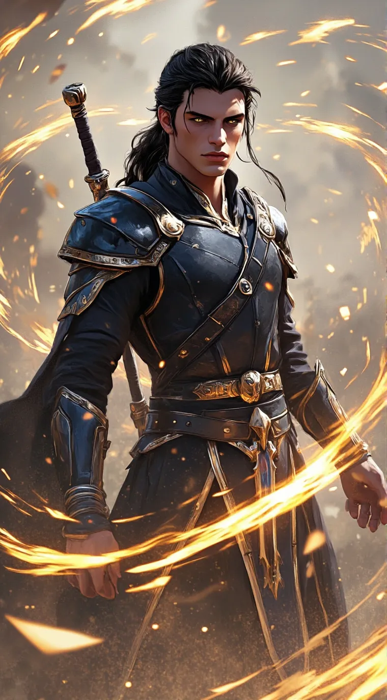 ai character: Daryun  background