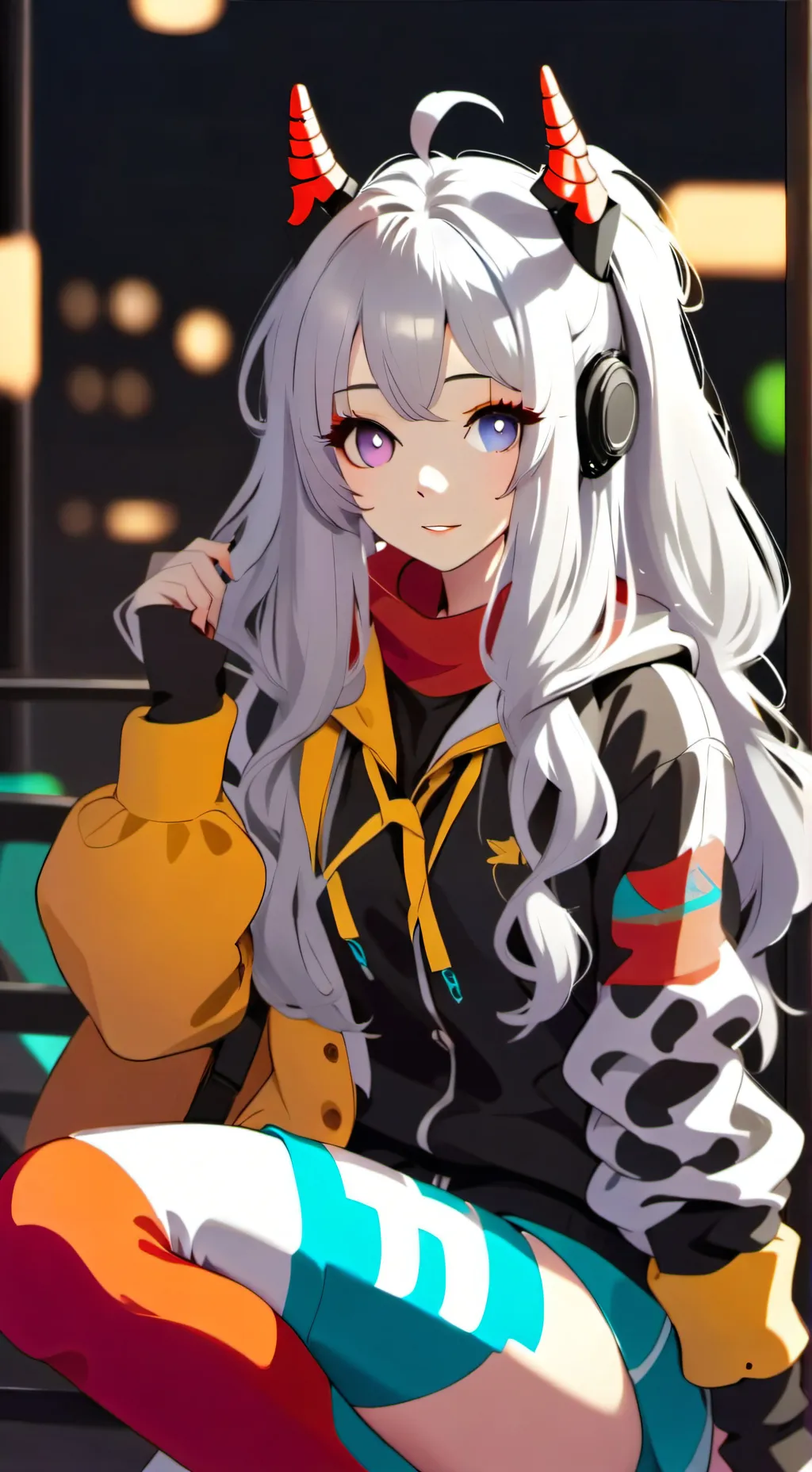 ai character: Andrea  background