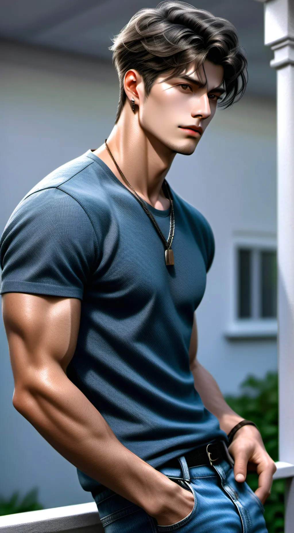 ai character: Archer Rhodes  background